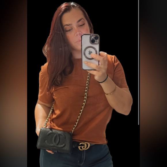 ⚜️🖤Chanel Caviar Timeless Wallet with Chain Chunky Vintage Gold Tone Crossbody - Picture 14 of 16